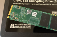 ClevX的DataLock通过智能手机保护M.2SSD