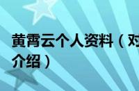 黄霄云个人资料（对于黄霄云个人资料的情况介绍）