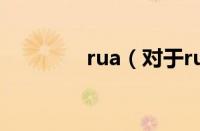 rua（对于rua的情况介绍）