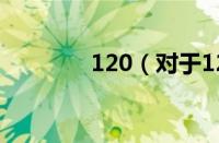 120（对于120的情况介绍）