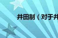 井田制（对于井田制的情况介绍）