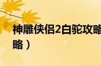 神雕侠侣2白驼攻略大全（神雕侠侣2白驼攻略）