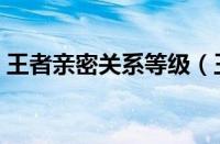 王者亲密关系等级（王者怎么建立亲密关系）