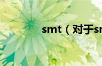 smt（对于smt的情况介绍）