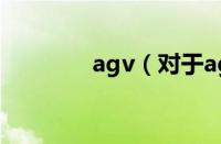 agv（对于agv的情况介绍）