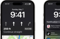 泄漏可能显示iOS17AppleMaps的主要重新设计接管了iPhone锁屏