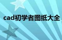 cad初学者图纸大全（cad初学者简单图纸）