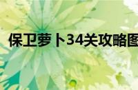 保卫萝卜34关攻略图（保卫萝卜34关攻略）