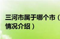 三河市属于哪个市（对于三河市属于哪个市的情况介绍）