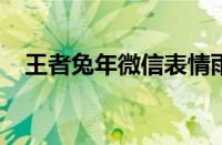 王者兔年微信表情雨（2019微信表情雨）