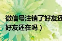 微信号注销了好友还能看到我吗（微信注销了好友还在吗）