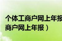 个体工商户网上年报资金数额是什么（个体工商户网上年报）