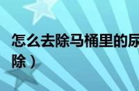 怎么去除马桶里的尿碱（塑料便盆尿碱怎么去除）