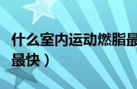 什么室内运动燃脂最快呢（什么室内运动燃脂最快）