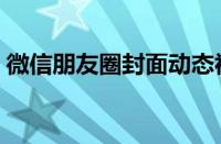 微信朋友圈封面动态视频（微信朋友圈封面）