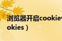 浏览器开启cookie什么意思（浏览器开启cookies）