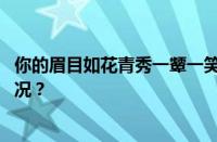 你的眉目如花青秀一颦一笑心弦波动是什么歌 目前是什么情况？