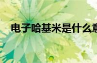 电子哈基米是什么意思 目前是什么情况？