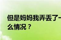 但是妈妈我弄丢了一切吗是什么歌 目前是什么情况？