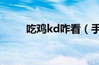 吃鸡kd咋看（手游吃鸡kd怎么看）