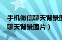 手机微信聊天背景图片2023新款（手机微信聊天背景图片）