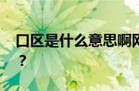 口区是什么意思啊网络用语 目前是什么情况？