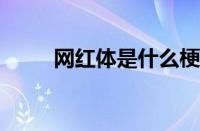 网红体是什么梗 目前是什么情况？