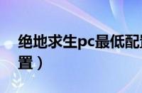 绝地求生pc最低配置（绝地求生电脑最低配置）