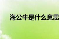 海公牛是什么意思梗 目前是什么情况？