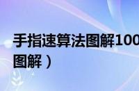 手指速算法图解100以外怎么弄（手指速算法图解）