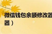 微信钱包余额修改器下载（微信钱包余额修改器）