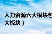 人力资源六大模块包括哪些内容（人力资源六大板块）