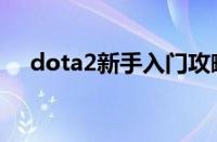 dota2新手入门攻略（dota2新手入门）