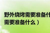 野外烧烤需要准备什么调料和工具（野外烧烤需要准备什么）