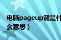 电脑pageup键是什么意思（pageup键是什么意思）