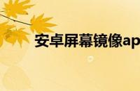 安卓屏幕镜像app（安卓屏幕镜像）