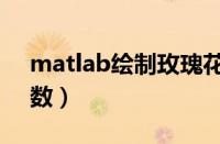 matlab绘制玫瑰花（用matlab画玫瑰花函数）