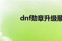 dnf勋章升级顺序图（dnf勋章）