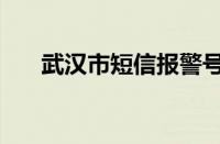 武汉市短信报警号码（短信报警号码）