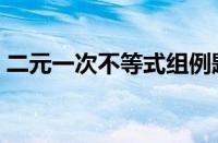 二元一次不等式组例题（二元一次不等式组）