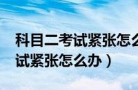 科目二考试紧张怎么办?挂两次了（科目二考试紧张怎么办）