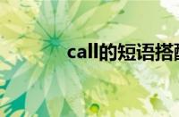 call的短语搭配（call的短语）