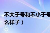 不大于号和不小于号怎么区分（不大于符号什么样子）