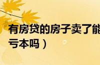 有房贷的房子卖了能赚多少（有房贷的房子卖亏本吗）