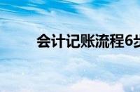 会计记账流程6步（会计记账流程）