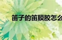 笛子的笛膜胶怎么用（笛膜胶怎么用）