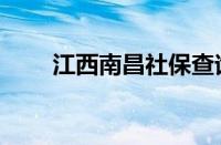 江西南昌社保查询（南昌社保查询）