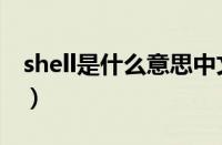 shell是什么意思中文翻译（shell是什么意思）