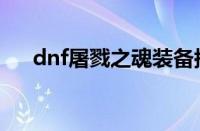 dnf屠戮之魂装备搭配（dnf屠戮之魂）