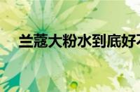 兰蔻大粉水到底好不好用（兰蔻大粉水）